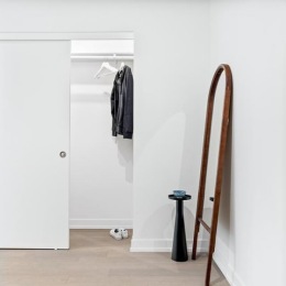 Room for everything and more with spacious closets at The Wilmore! a mirror next to a closet