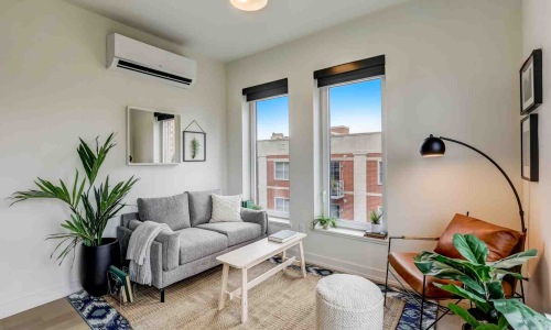 modern one bedroom apartment interior