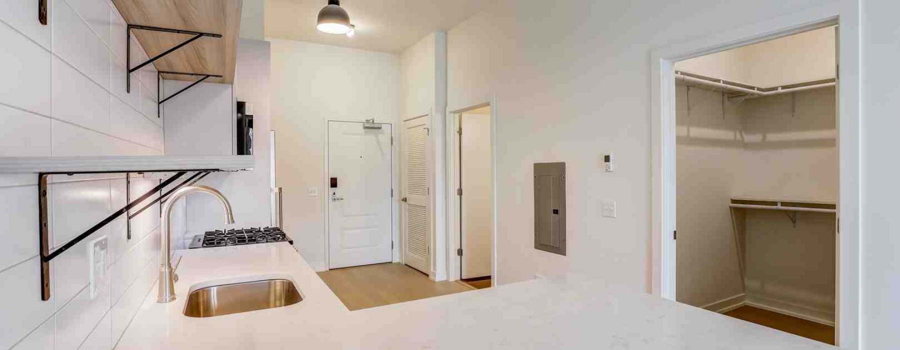apartment countertop in a modern kitchen - apartment countertop