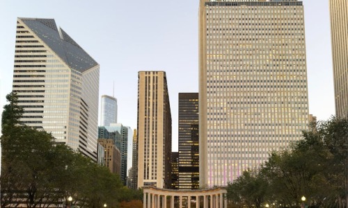 chicago skyline with new condos - new chicago condos for sale