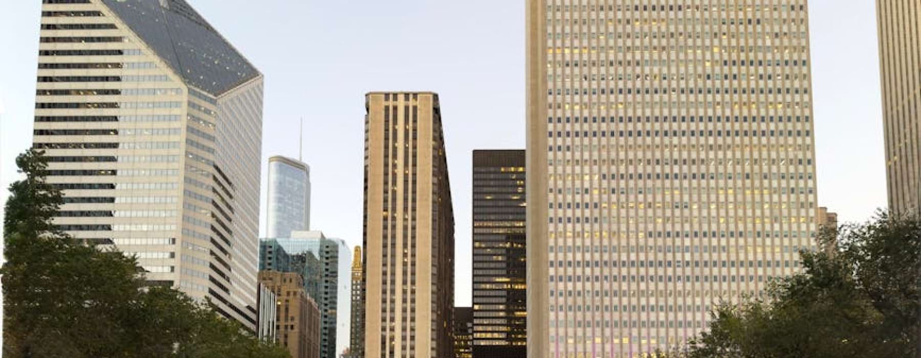 chicago skyline with new condos - new chicago condos for sale