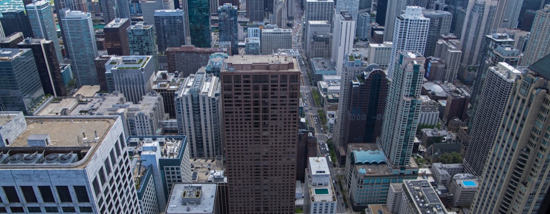 Chicago skyline view from luxury apartment - Chicago luxury apartment