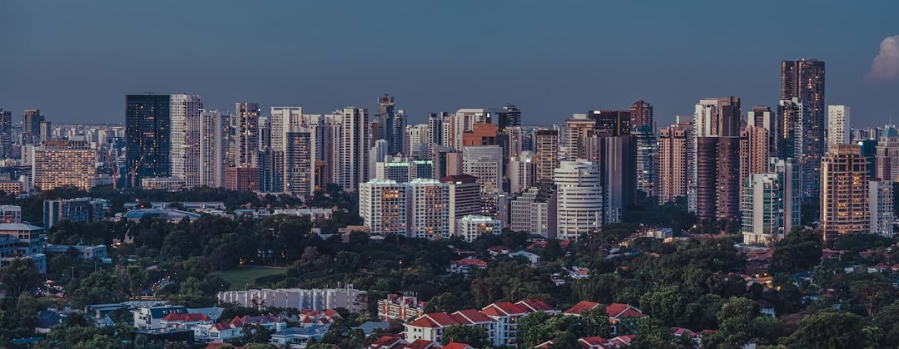 urban skyline - new condos west loop chicago