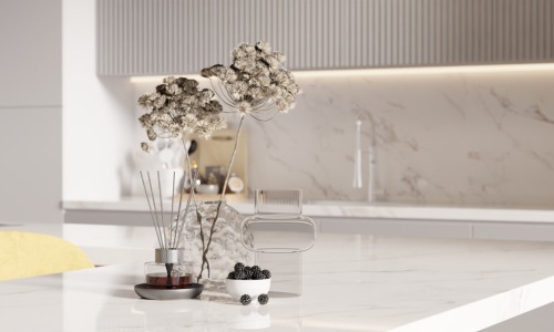 luxury kitchen countertop - High-end kitchen surfaces
